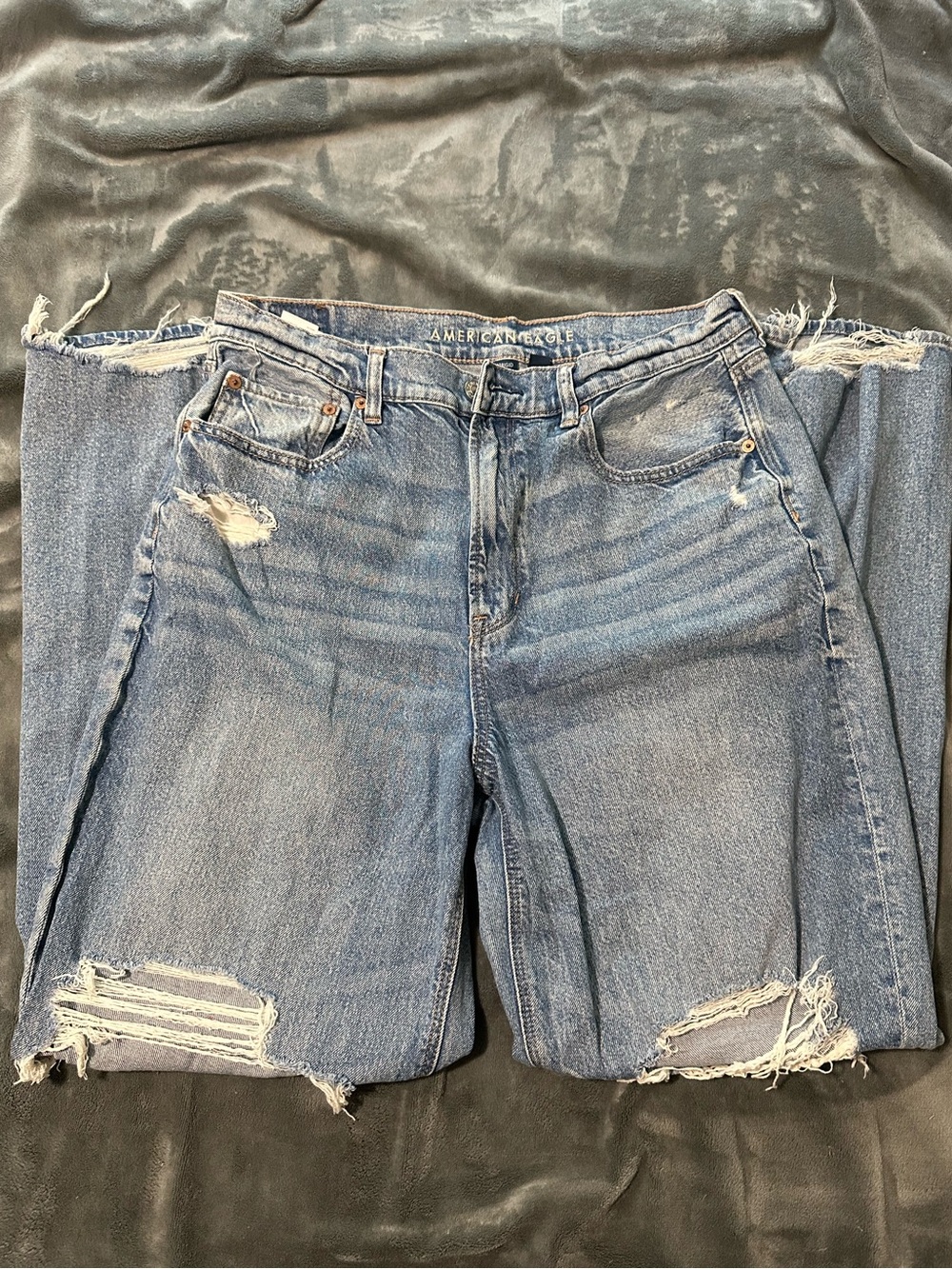 Highest Rise Baggy Straight AE Jeans - Picture 5 of 13